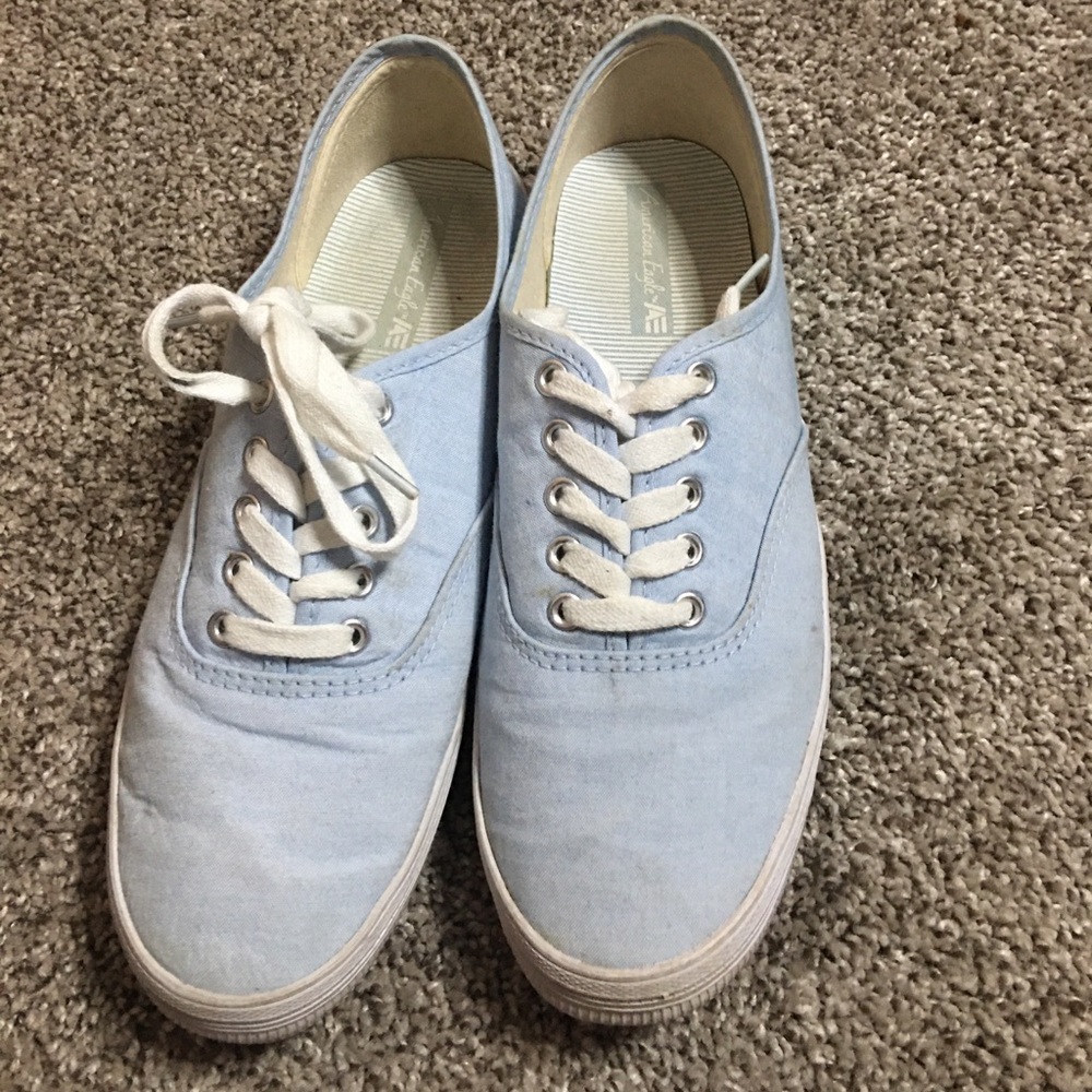 light blue american eagle shoes